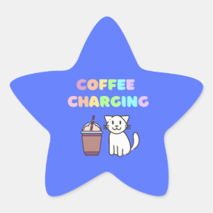 Adesivo Estrela carregamento de café