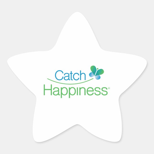 Adesivo Estrela Catch Happiness® Stickers to Start the Ripple (Frente)