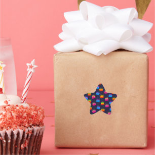 Adesivo Estrela Celebração de Aniversário