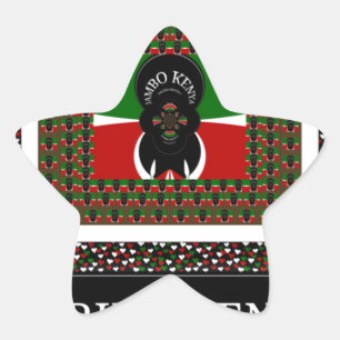 Adesivo Estrela Celebração no Quênia: Boas-vindas incríveis ao Quê