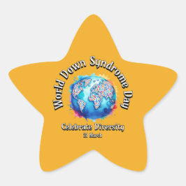Adesivo Estrela Celebre a Diversidade.
