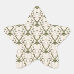 Adesivo Estrela Cervo Tribal Boho, Sonhando com Cervo