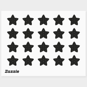 Adesivo Estrela Céu Noturno, estrelas brancas à meia-noite,