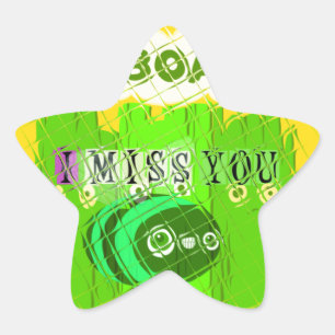 Adesivo Estrela Chateado, mas pensando em você