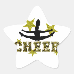 Adesivo Estrela Cheerleader