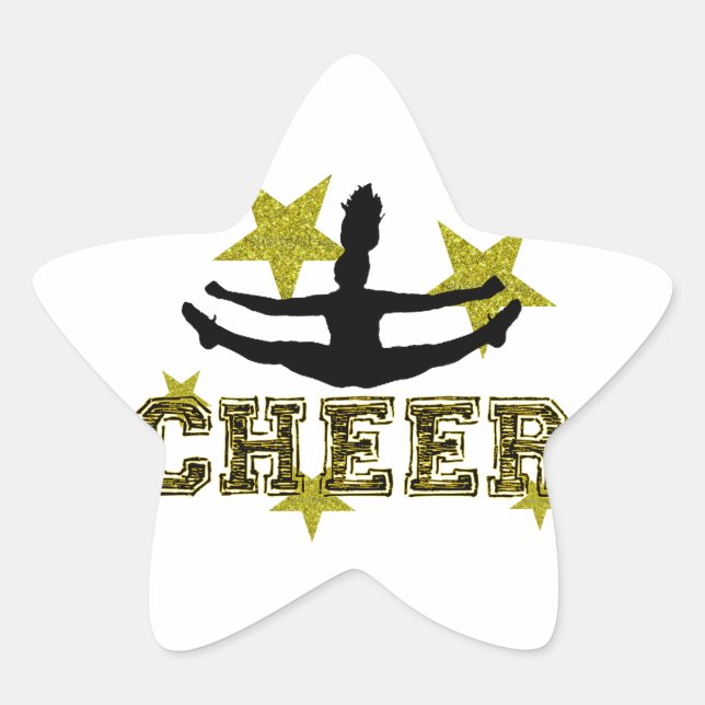 Adesivo Estrela Cheerleader (Frente)
