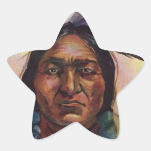 Adesivo Estrela Chefe Sitting Bull