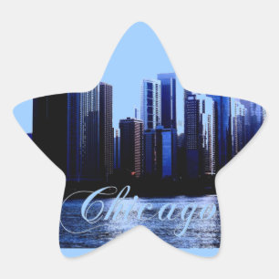 Adesivo Estrela Chicago Illinois