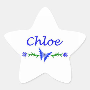 Adesivo Estrela Chloe (Borboleta Azul)