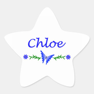 Adesivo Estrela Chloe (Borboleta Azul)
