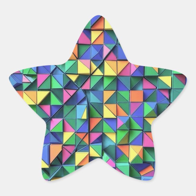 Adesivo Estrela Chromatic Fracture (Frente)