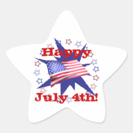 Adesivo Estrela Círculo do Dia da Independência