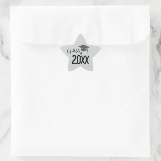 Adesivo Estrela Classe de graduação de 2025