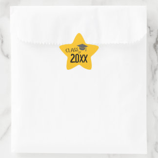 Adesivo Estrela Classe de graduação de 2025