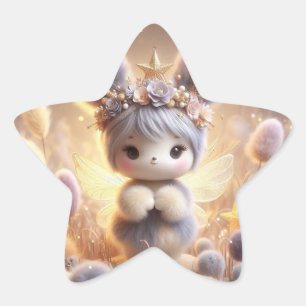 Adesivo Estrela Coelhinho Magnificiente da cinza
