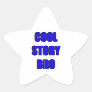 Adesivo Estrela Cool Story Bro