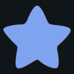 Adesivo Estrela Cor Azul Sólido de Monet<br><div class="desc">Lírios d'água,  pintura famosa de Claude Monet,  em 1919,  com cores sólidas coordenadas em cores púrpura e azul Monet,  prontos para misturar e combinar.</div>