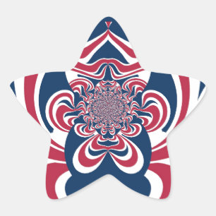 Adesivo Estrela Cores Unidos: Padrão Global Colorido