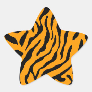 Adesivo Estrela Corey Tiger 80s Tiger Stripes