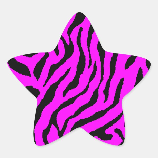 Adesivo Estrela Corey Tiger 80s Tiger Stripes (Frente)