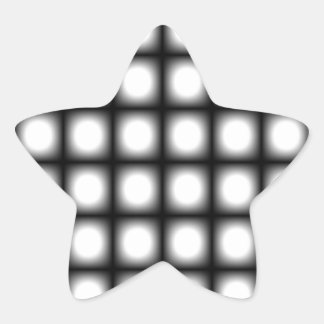 Adesivo Estrela Corey Tiger 80s Vintage Op Art