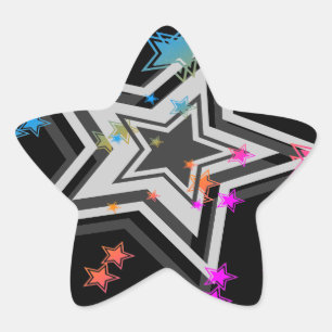 Adesivo Estrela Corey Tiger Estrelas Vintage 80s