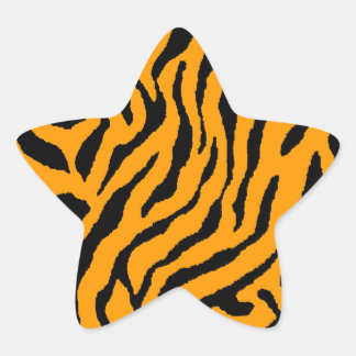 Adesivo Estrela Corey Tiger Listras de Tigre 80s