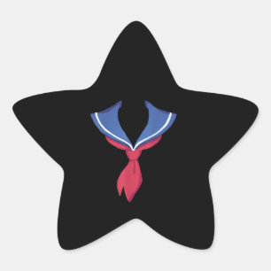 Adesivo Estrela Costume de Halloween Japonês - Garota da Escola J
