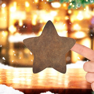 Adesivo Estrela Couro Falsa do Velho Mundo