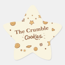 Adesivo Estrela Cozy Cookie Delights