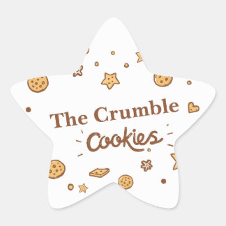 Adesivo Estrela Cozy Cookie Delights (Branco)