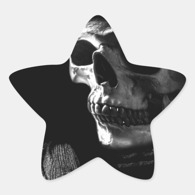 Adesivo Estrela Crânio de Grim Reaper (Frente)