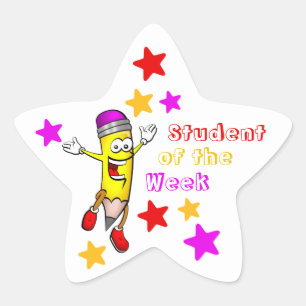 Adesivo Estrela Crianças são lindas e coloridas estudante da seman