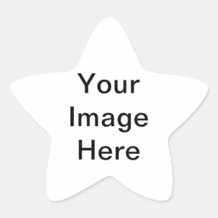 Adesivo Estrela Criar seus próprios presentes personalizados