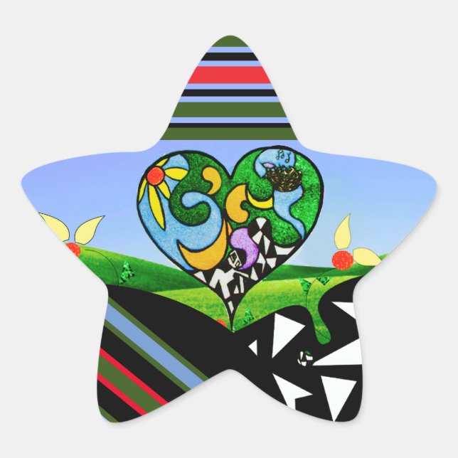 ADESIVO ESTRELA CRIATIVOS SUNSHINE! (Frente)