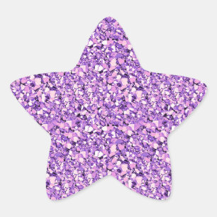 Adesivo Estrela Cristal de Druzy - orquídea clara