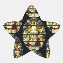 Adesivo Estrela Cristo religioso do Rei Espancado