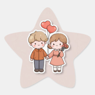 Adesivo Estrela Cute Sticker 