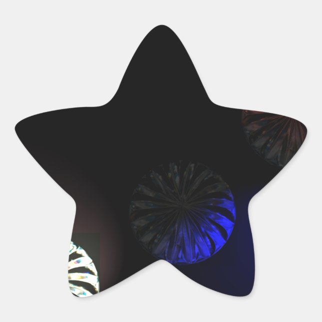 Adesivo Estrela Cystal Imager Colorido (Frente)