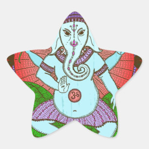 Adesivo Estrela Dança de Ganesh da paz