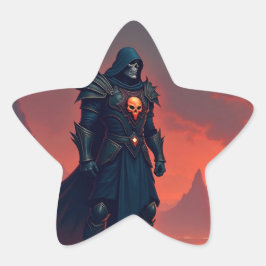 Adesivo Estrela Dark Knight of Flame