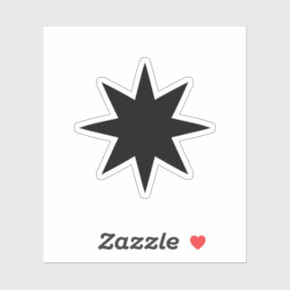 Adesivo Estrela de 8 pontos