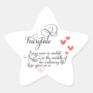 Adesivo Estrela De vez em quando, numa vida normal.