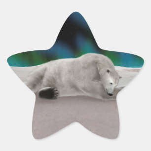 Adesivo Estrela Descanso de Urso Polar