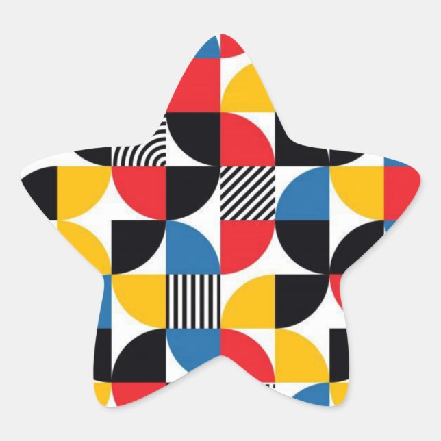 Adesivo Estrela Desenho (Frente)