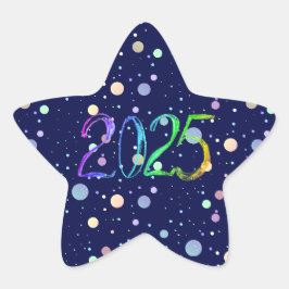 Adesivo Estrela Desenho anual 2025