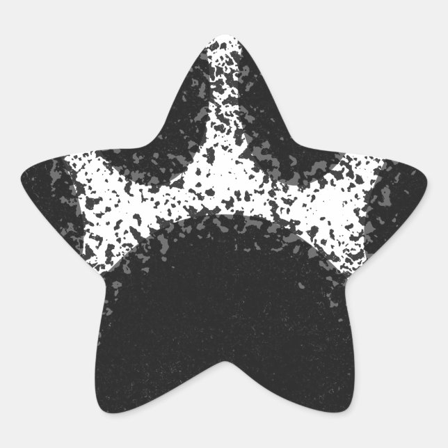 Adesivo Estrela Desenho de Pata Cão (Frente)