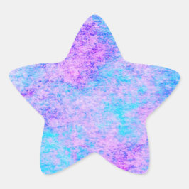 Adesivo Estrela Design abstrato cor-de-rosa