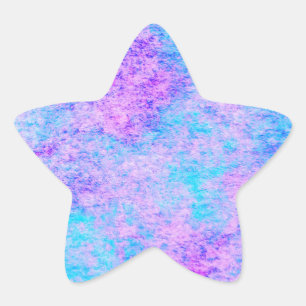Adesivo Estrela Design abstrato cor-de-rosa