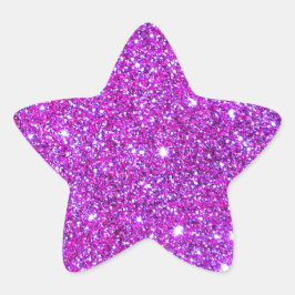 Adesivo Estrela Designer de Glitter de Glitter de Glitter Puro e R